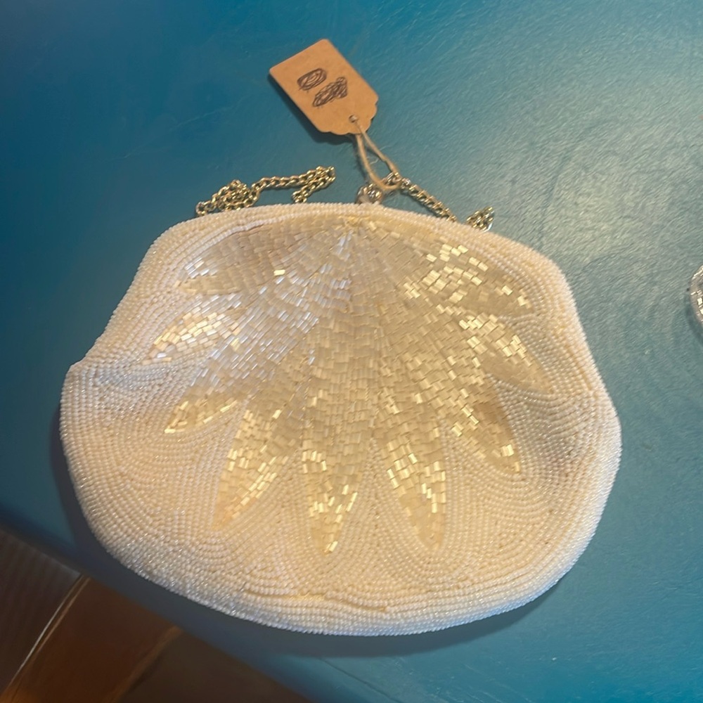 Vintage beaded party bag